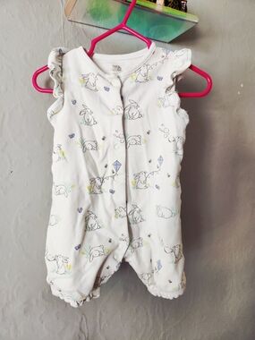 Fred & Flo Bunny Print Romper